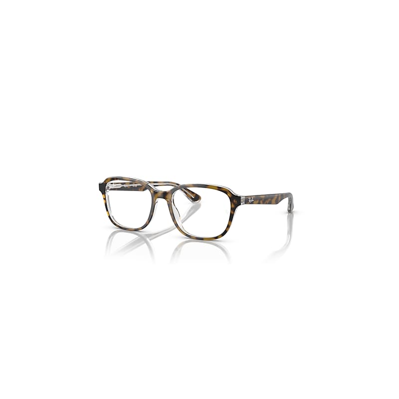Ray-Ban Rb1627 Optics Kids  Havana Auf Transparent Fassung Klar Glas Polarisiert 48-16