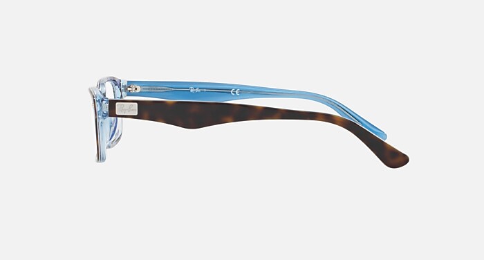 RB5206F Polarized Eyeglasses with Tortoise and Clear (54-18