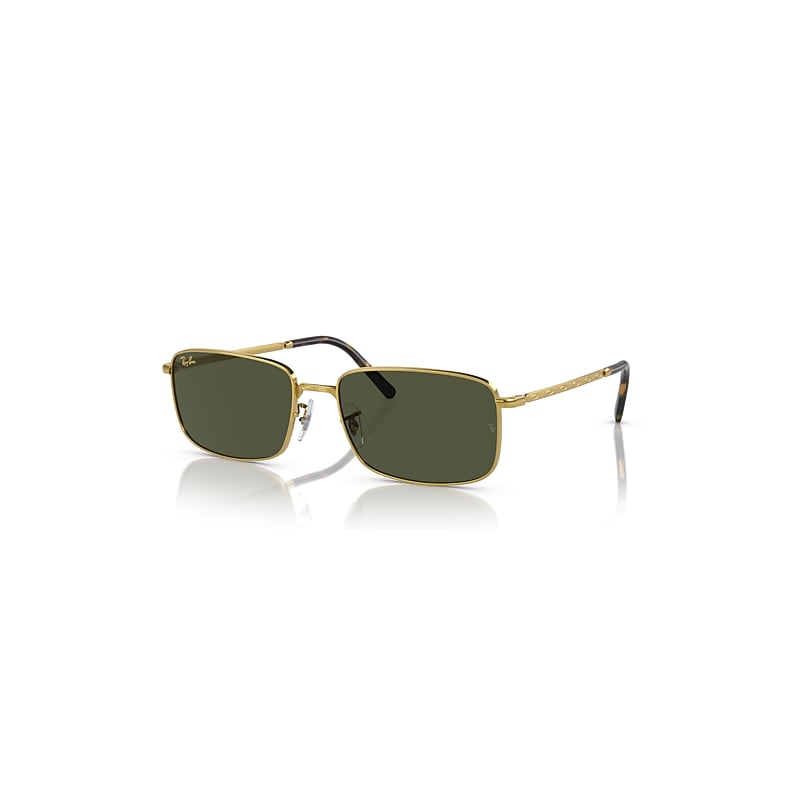 Ray-Ban RB3717, Gold Sunglasses Green lenses, Mojo Glasses - Image 3