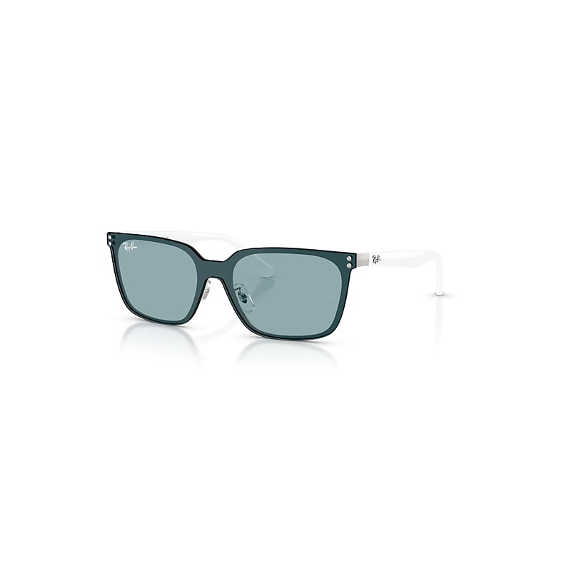 Ray-Ban Sunglasses   - Silver Frame Blue Lenses 01-45, RB3784D