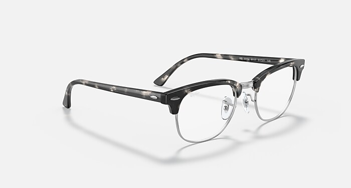 CLUBMASTER OPTICS Eyeglasses with Grey Havana and Clear (49-21