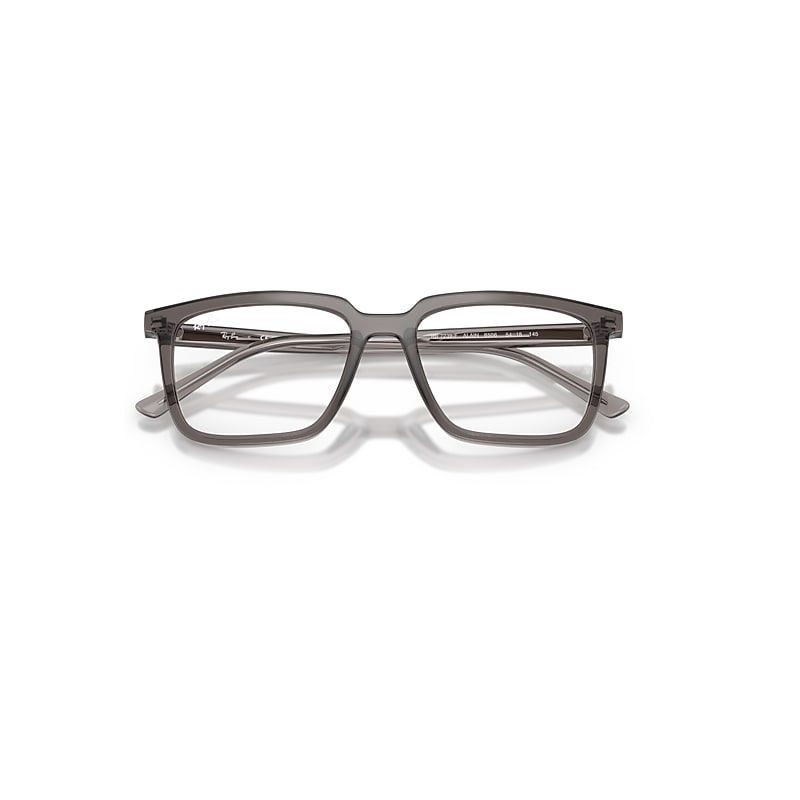 Ray-Ban Alain Optics Optical Transparent Grey Frame Clear Lenses Polarized 54-18