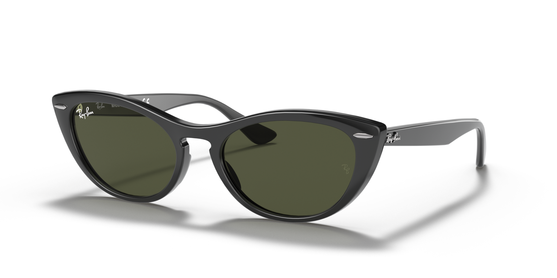 NINA Sunglasses in Black and G-15 Green - RB4314N | Ray-Ban® US