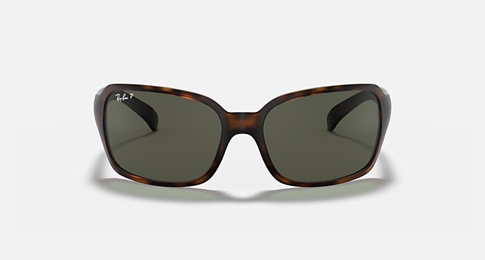 RB4068 Sunglasses in Havana and G-15 Green Polarized - RB4068