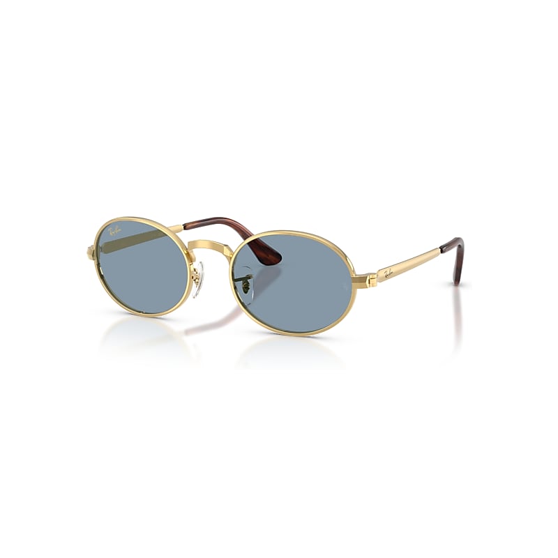Ray-Ban RB3931, Arista Gold Sunglasses Blue lenses, Mojo Glasses - Image 7