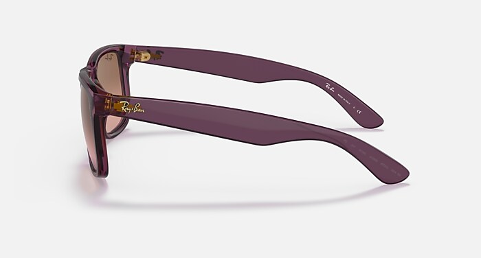 JUSTIN CLASSIC サングラス トランスペアレントバイオレット と ピンク