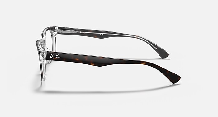 RB5286 OPTICS Eyeglasses with Havana On Transparent Frame - RB5286