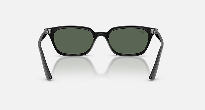 ZAYA BIO-BASED Sunglasses in Black and Dark Green (52-19