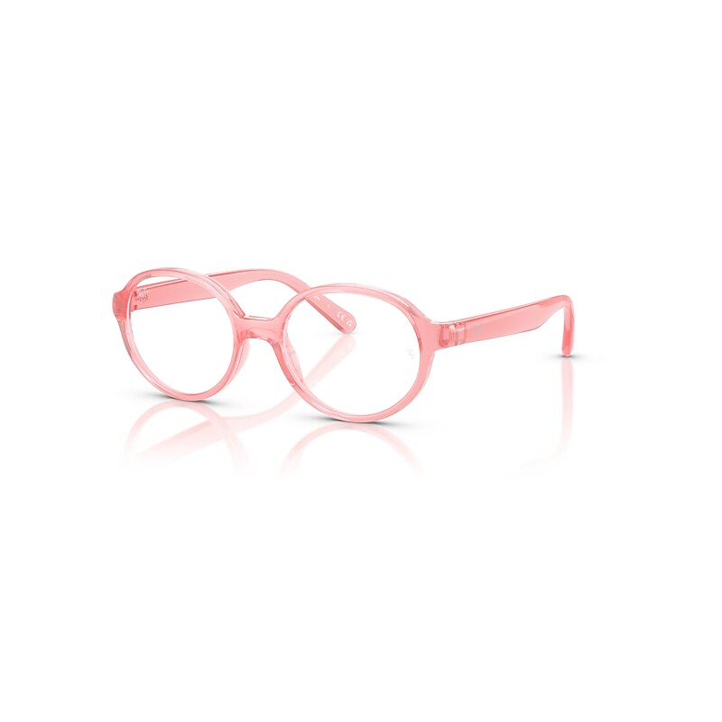 Ray-Ban Eyeglasses Kids  Optics Kids Bio-Based - Transparent Light Pink Frame Clear Lenses Polarized 42-15, RB1905
