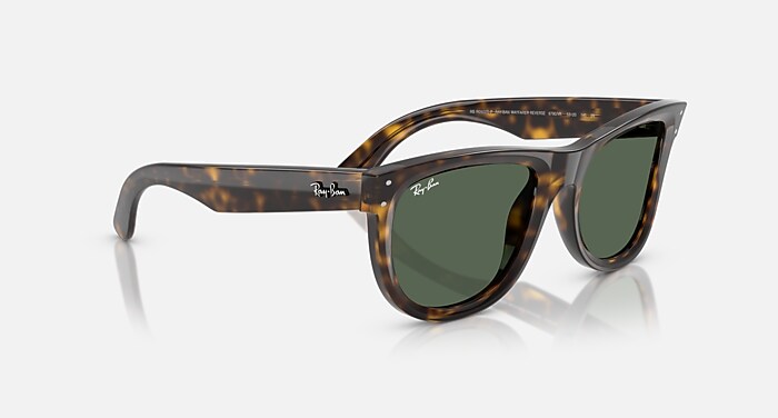 WAYFARER REVERSE Sunglasses in Dark Havana and Dark Green