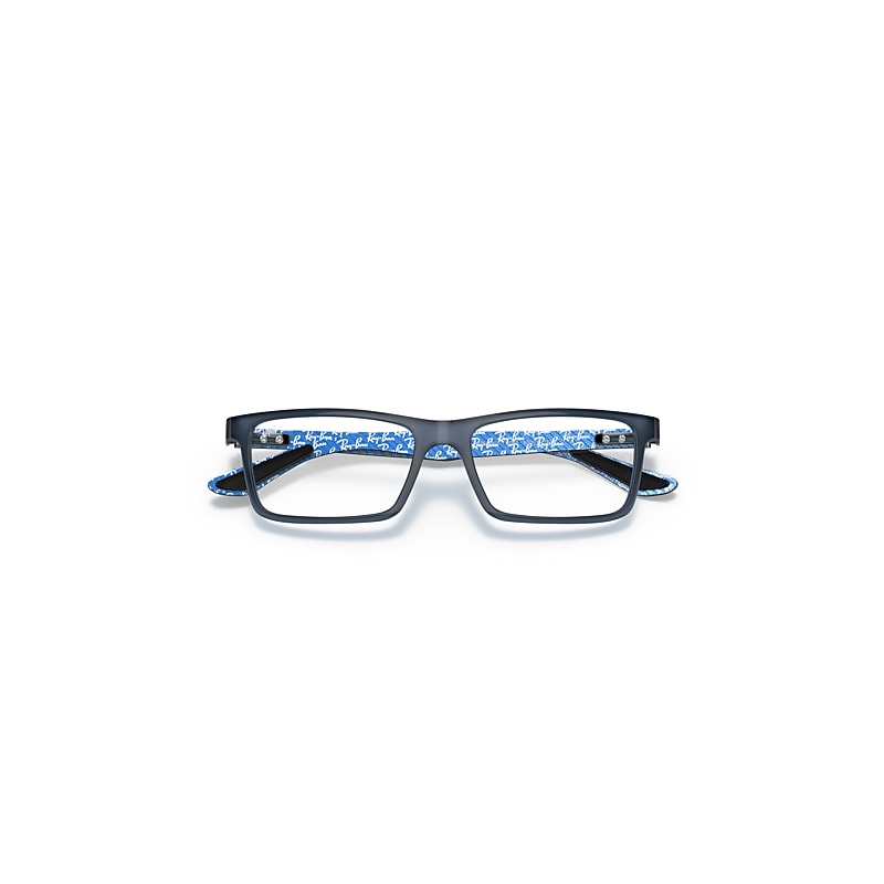 Ray-Ban Rb8901 Optics Eyeglasses Black Frame Clear Lenses Polarized 55-17