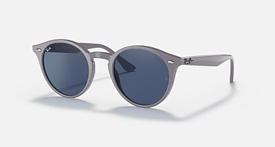 Ray-Ban サングラス RB2180-F グレー RB2180 Sunglasses in Light Havana and Light Grey/Dark Blue (49-21