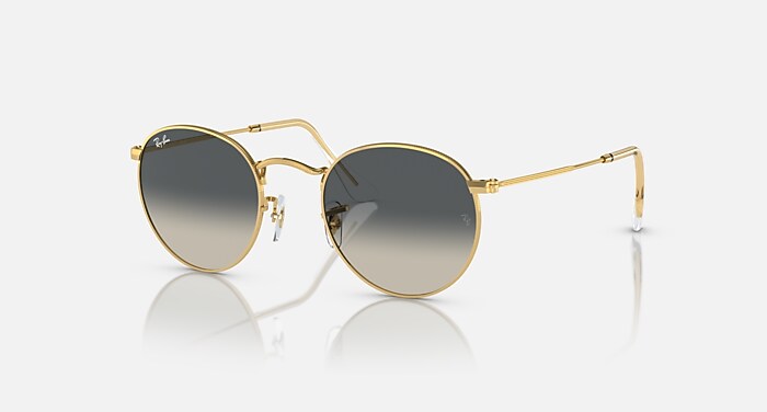 レイバン公式ストア】 Ray-Ban® ROUND METAL サングラス | ゴールド X