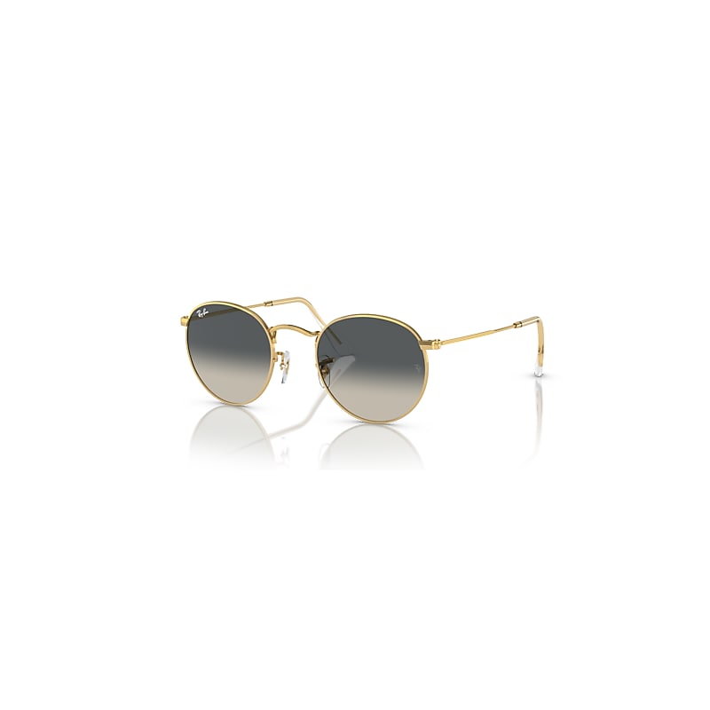 Ray-Ban Sunglasses  Round Metal - Gold Frame Grey Lenses 53-21, RB3447