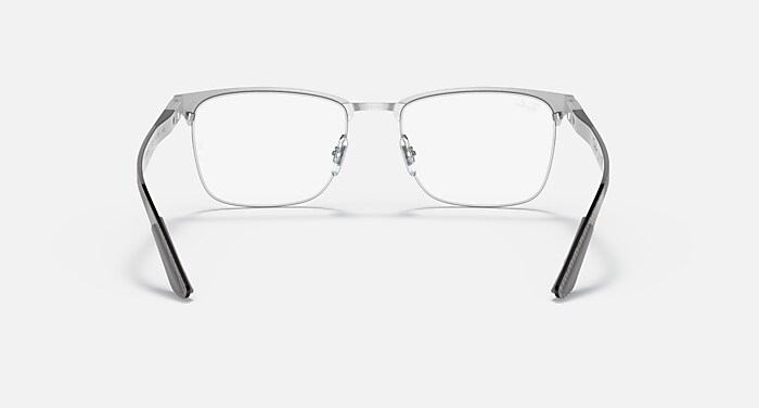 RB8421 OPTICS ポラライズド（偏光） メガネ シルバー上にグレー と