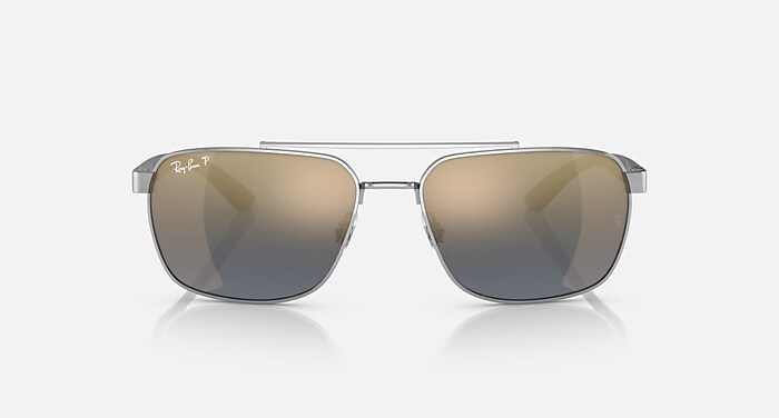 RB3701 POLARIZED+ LENSES ポラライズド（偏光） サングラス シルバー