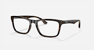RB5279 OPTICS Eyeglasses with Dark Havana and Clear (55-18