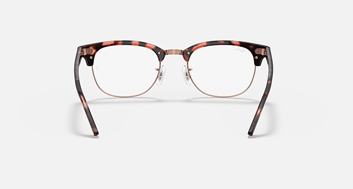 CLUBMASTER OPTICS Eyeglasses with Pink Havana and Clear (51-21