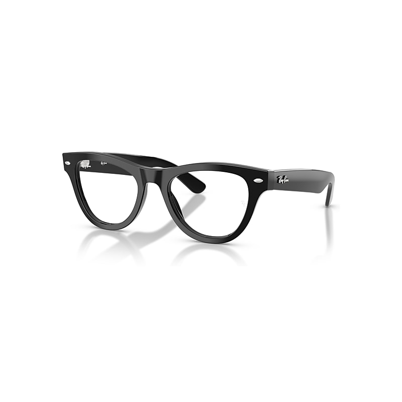 Ray-Ban Skyler Optics Schwarz Fassung Klar Glas Polarisiert 50-20, RX5510