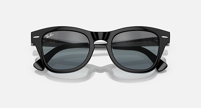RB0707SM Sunglasses in Black and Blue Vintage (53-21) - RB0707SM