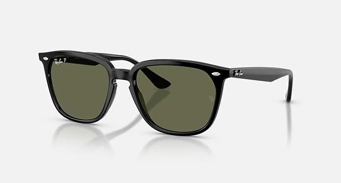 RB4259 Sunglasses in Black and Green Classic (53-20) - RB4259F