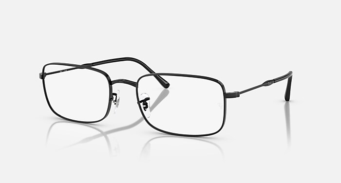 RB6647 OPTICS Eyeglasses with Black and Clear (55-20) - RB6647