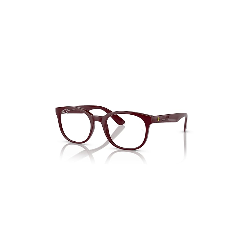 Ray-Ban Eyeglasses Optics Scuderia Ferrari Collection - Dark Red Frame Demo Lens Lenses Polarized 52-19, RB7231M - Image 1
