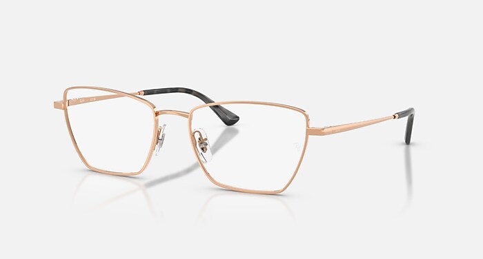 DREA OPTICS BIO-BASED Eyeglasses with Rose Gold and Clear (56-18