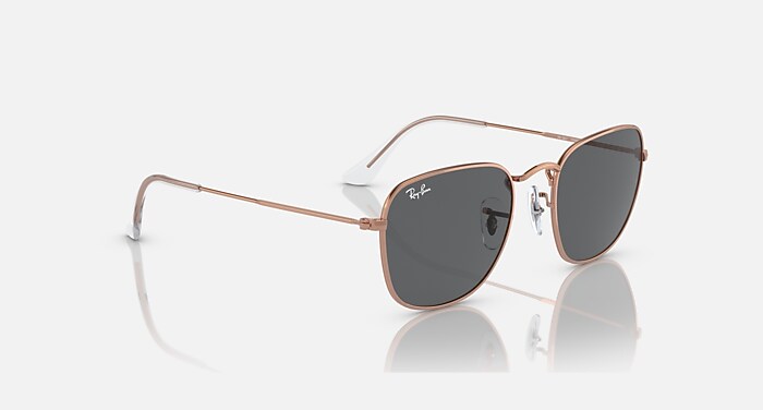 FRANK ROSE GOLD Sunglasses in Rose Gold and Dark Grey (51-20