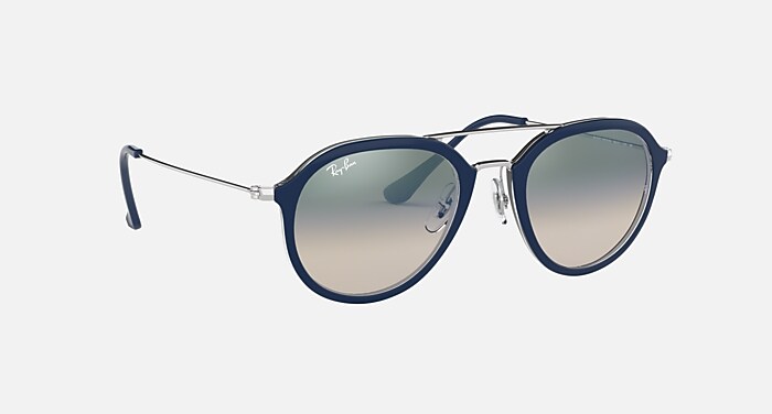 RB4253 Sunglasses in Blue and Green Gradient (53-21) - RB4253