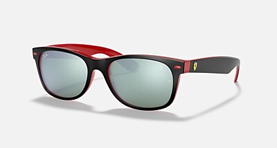 RB2132M SCUDERIA FERRARI COLLECTION Sunglasses in Black and Silver