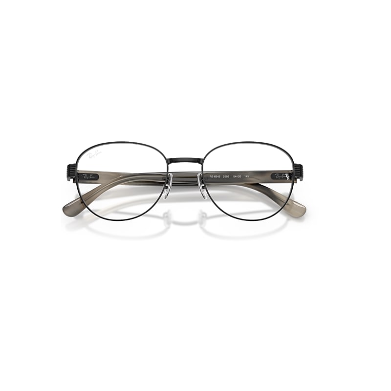 Ray-Ban Rb6543 Optics Optical Havana Grey Frame Clear Lenses Polarized 54-20