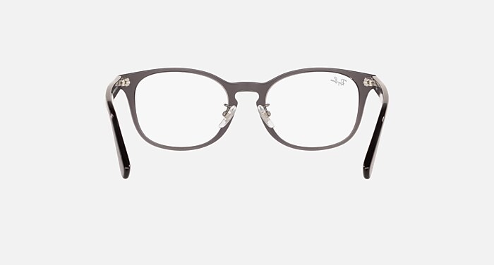 RB5386 OPTICS メガネ ダーク透明グレー と クリア (51-19) - RB5386D