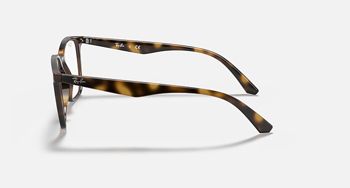 RB7177 OPTICS Polarized Eyeglasses with Havana and Clear (51-18