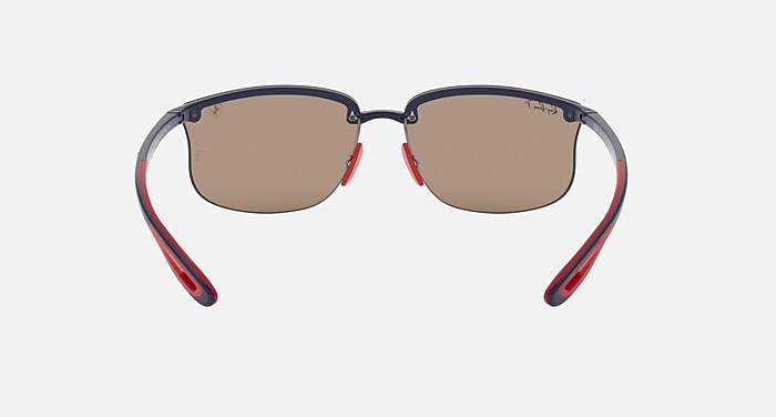 RB4322M SCUDERIA FERRARI COLLECTION Polarized Sunglasses in Blue