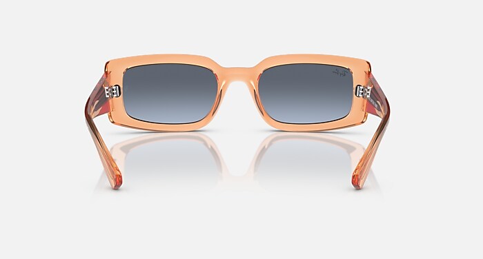KILIANE BIO-BASED Sunglasses in Transparent Orange and Blue/Grey