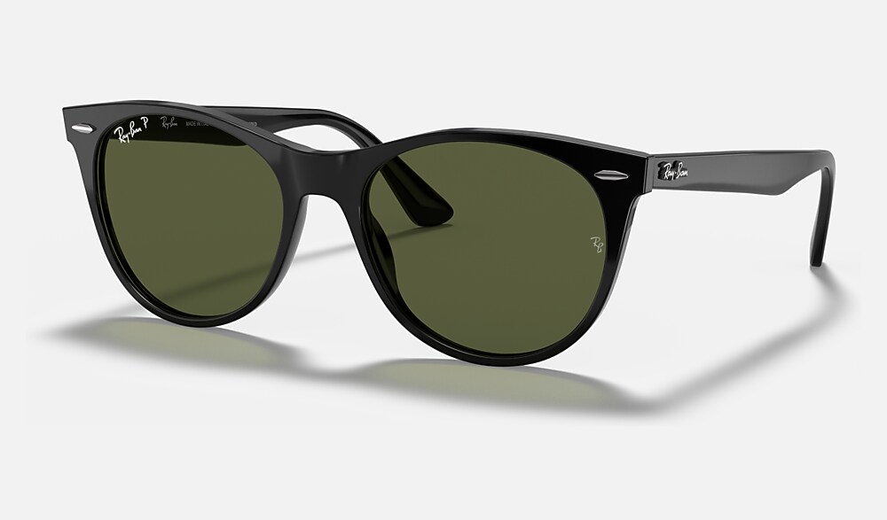 Ray-Ban Wayfarer Ⅱ サングラス WAYFARER II CLASSIC Polarized Sunglasses in Black and G-15 Green