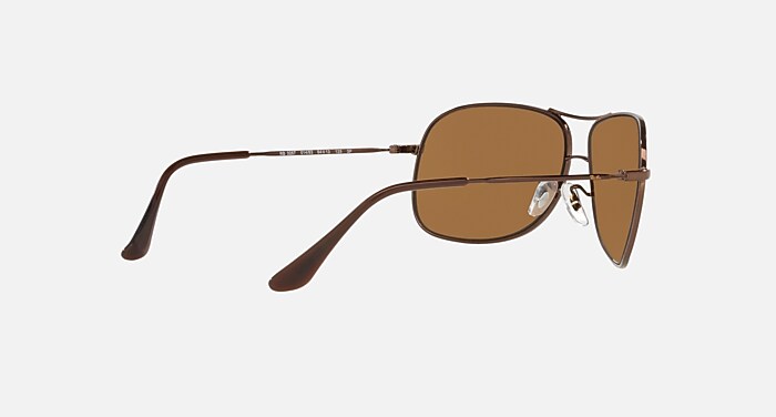 RB3267 Polarized Sunglasses in Brown and Brown Polarized (64-13