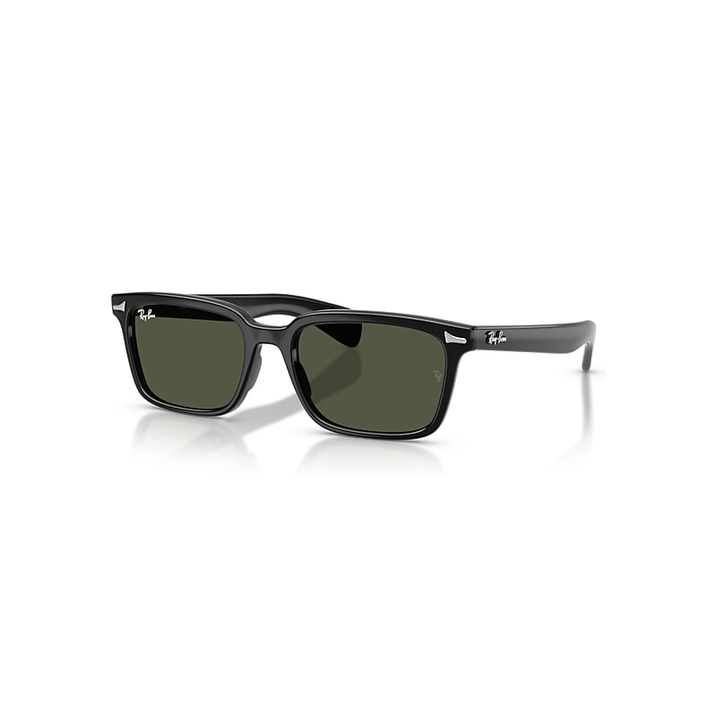 Ray-Ban Brunel Gafas De Sol Negro Montura Verde Lentes 53-19