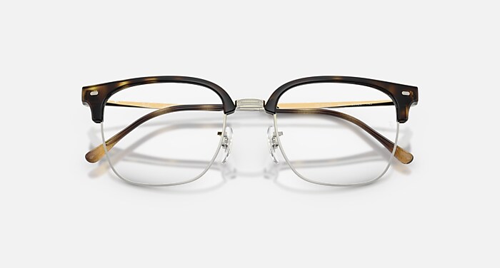 NEW CLUBMASTER OPTICS Eyeglasses with Havana On Silver and Demo