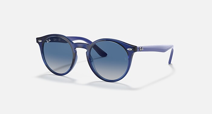 RB9064S KIDS Sunglasses in Transparent Blue and Light Grey