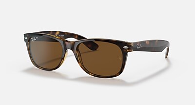 NEW WAYFARER CLASSIC Sunglasses in Black and G-15 Green Polarized