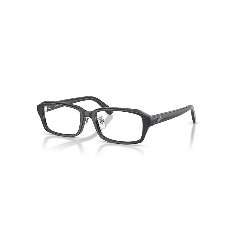 Ray-Ban Eyeglasses Unisex Rb5458d Optics - Transparent Grey Frame Transparent Lenses Polarized 54-17
