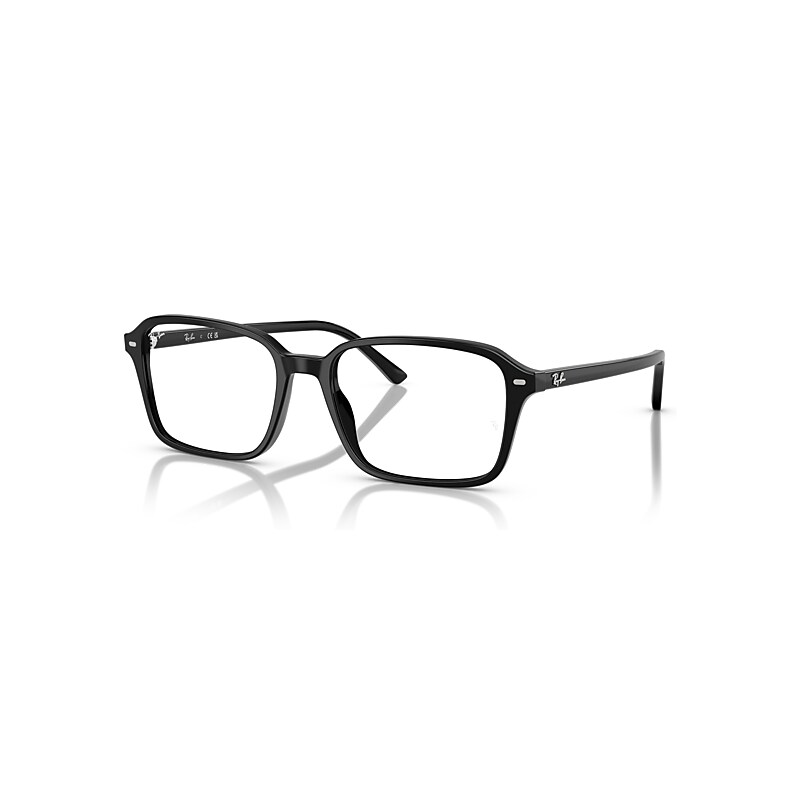 Ray - Ban Unisex Transparent Ray - Ban Rx5431 Raimond 2000 Optical Frames Acetate Black Squared Normal - Image 4