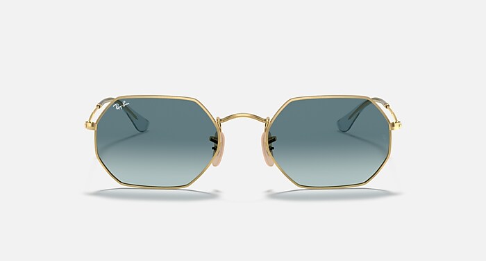 OCTAGONAL CLASSIC Sunglasses in Arista Gold and Blue  display picture 3