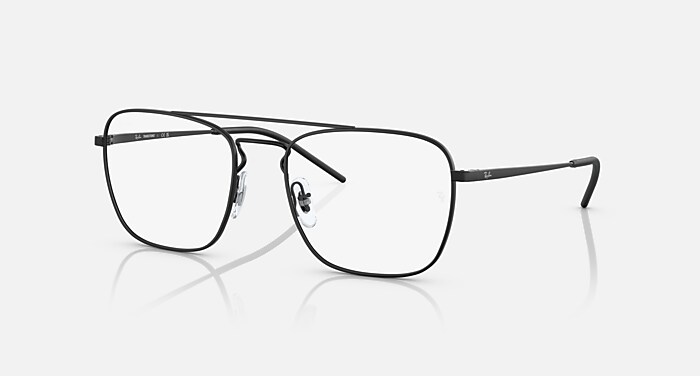 RB3588 TRANSITIONS® Sunglasses in Rubber Black and Clear/Grey (55