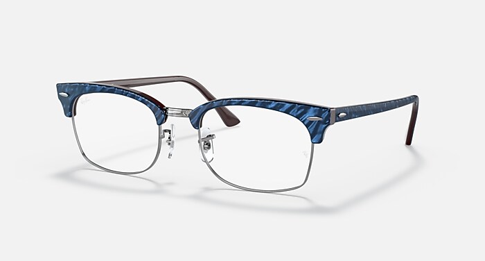 CLUBMASTER SQUARE OPTICS Eyeglasses with Blue and Clear (55-21
