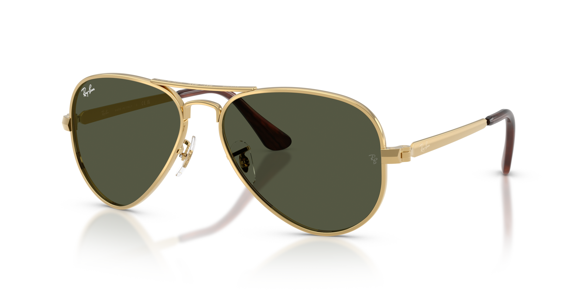 AVIATOR MAX Sunglasses in Arista Gold and Green - RB3925 | Ray-Ban® US