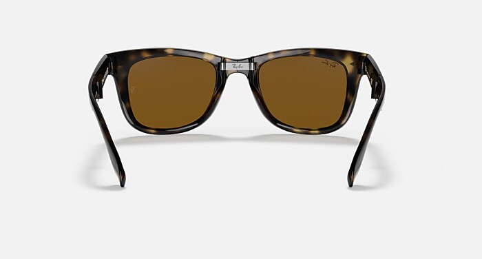 WAYFARER FOLDING CLASSIC Sunglasses in Light Havana and B-15 Brown