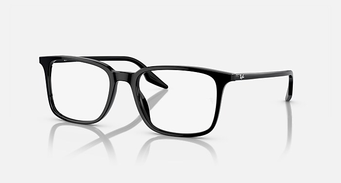 Ray-Ban ブラックフレーム メガネ クリアレンズ RB5421 OPTICS Eyeglasses with Black and Clear (55-19) - RB5421F